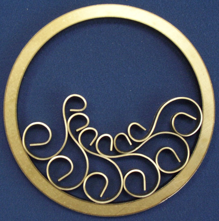 Kosy Creations Locking Ring LR12s half loaded with miniature scrolls