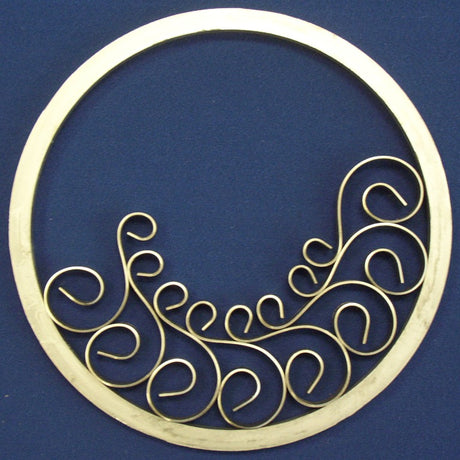 Kosy Creations Locking Ring LR15 half loaded with miniature scrolls