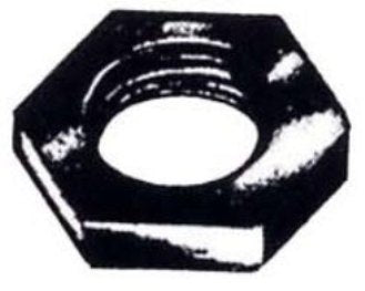 Steel Locknut. 1/8 IPS