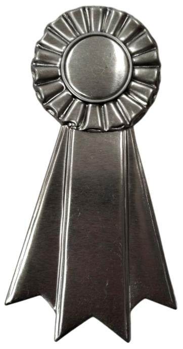 Metal Stamping Pressed Stamped Steel Ribbon Prize Won .020" Thickness M119