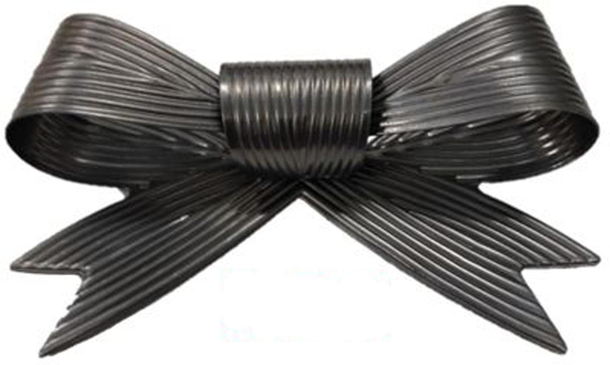 Metal Stamping Pressed Stamped Steel 3D Small Bow .020" Thickness M158 approx. size 2 5/8"w x 1 1/2"h x 9/16" depth