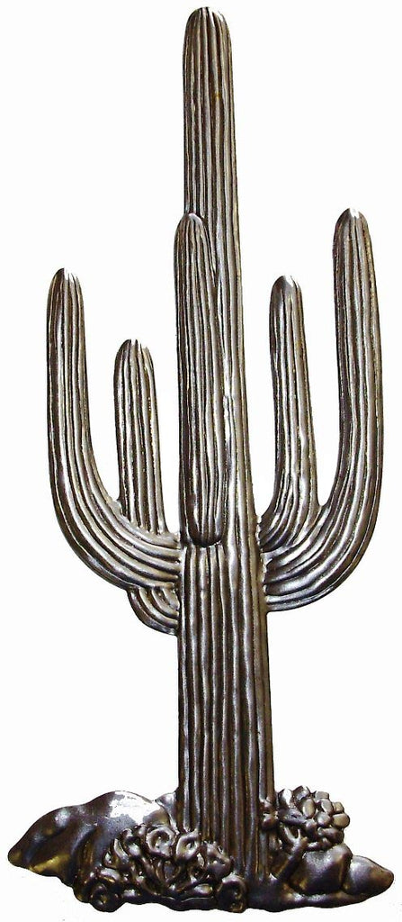 Metal Stamping Pressed Stamped Steel Saguaro Cactus .020" Thickness M40 approx. size 2 3/4"w x 7 1/4"h