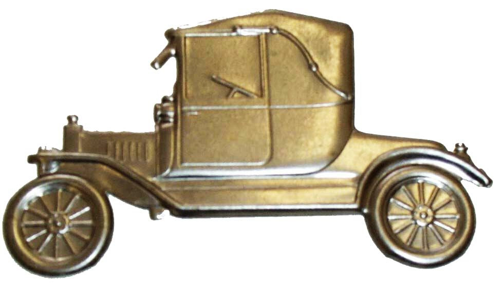 Metal Stamping Pressed Stamped Steel Vintage Car Model T Ford .020" Thickness M49 approx. size 4 1/16"w x 2 1/2"h