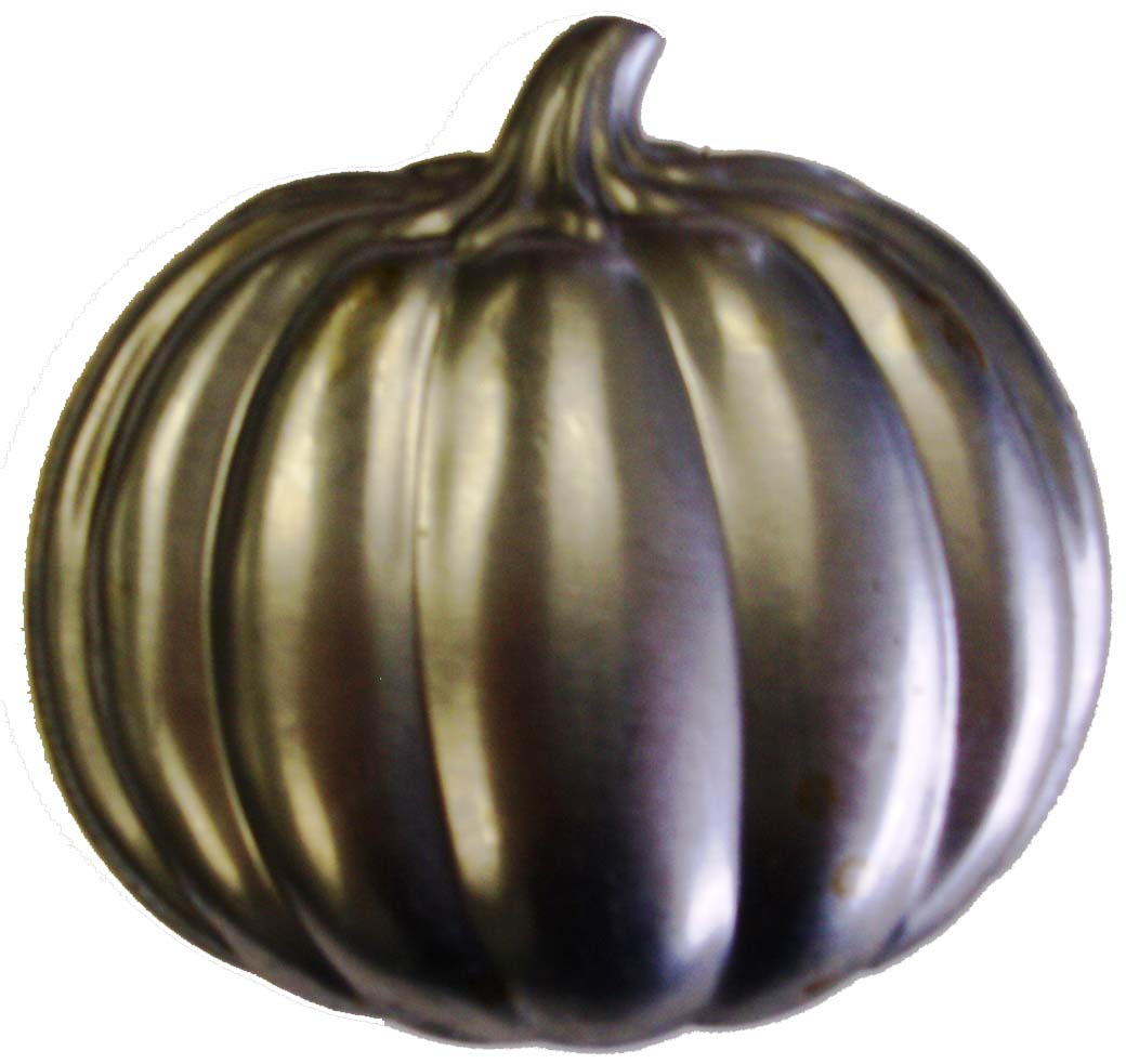 Metal Stamping Pressed Stamped Steel Pumpkin Jack O Lantern Halloween .020" Thickness M57 approx. size 3 1/4"w x 3 1/8"h.