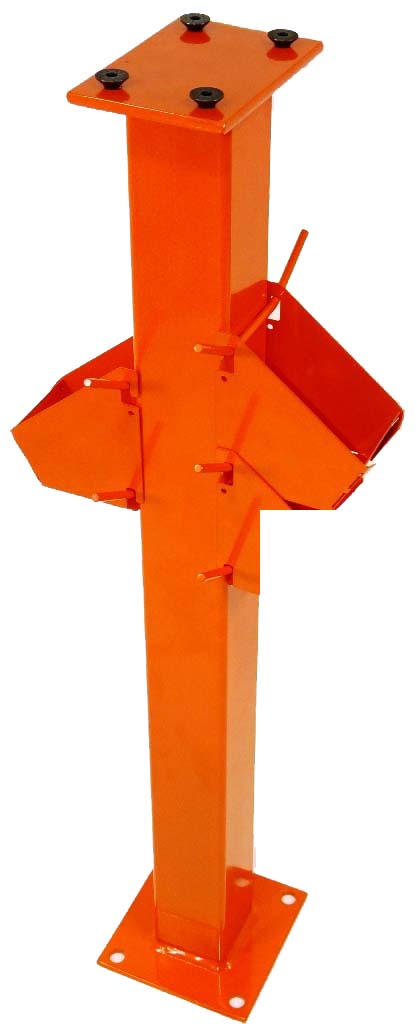 Metalcraft XL5+ Option 1: Pedestal Kit with 2 hook on Storage Bins for use with the Metalcraft XL5+ Power Bender. Comes with 4 bolts to mount XL5+ to pedestal