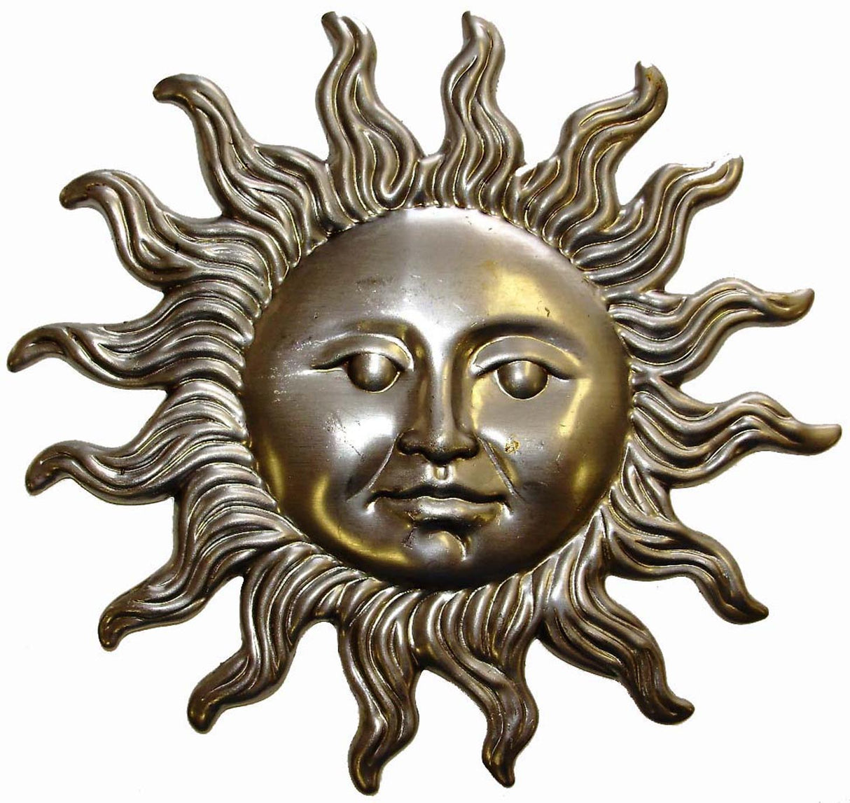 Metal Stamping Pressed Stamped Sun Human Face .020" Thickness M60