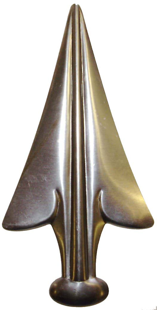 Metal Stamping Pressed Stamped Steel Arrowhead .020" Thickness M77 approx. size 2 1/4"w x 4 1/2"h