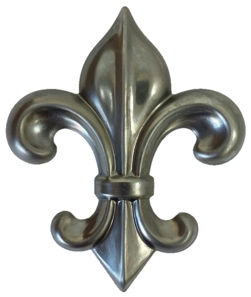 Metal Stamping Pressed Stamped Steel Fleur De Lis .020" Thickness M80 approx. size 3 1/8"w x 3 3/4"h