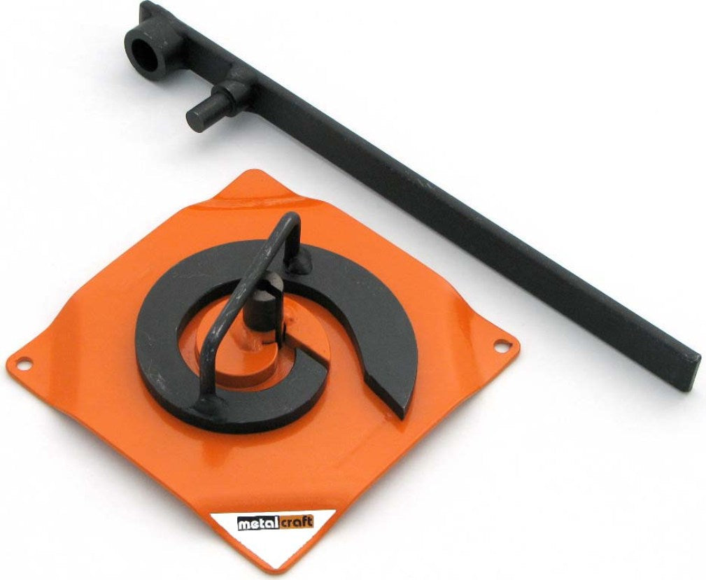 The Metalcraft Scroll Bender MK2/2H Former is a bigger version of our entry level MC017 MK1/2 scroll bender. It produces larger scrolls and can work with larger metal than the MK1/2. Again this works as a hand drawn scroll bender