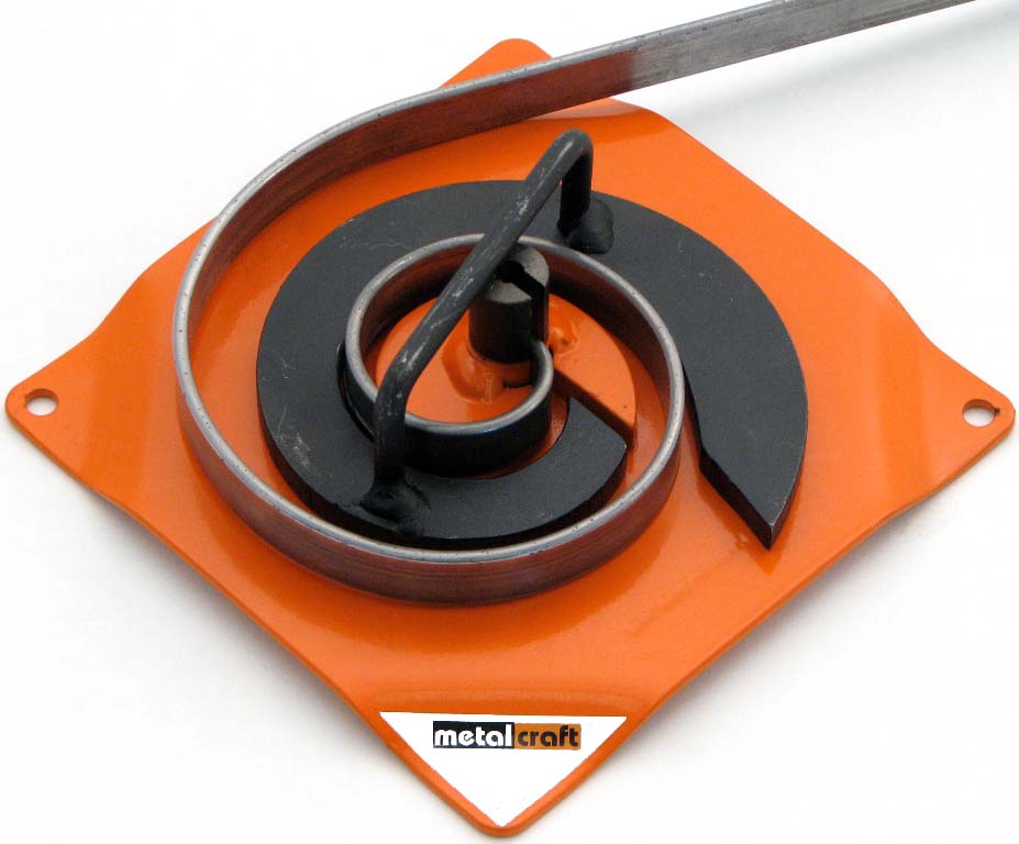 Completed scroll on the Metalcraft MK2/2H Scroll Bender