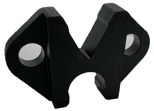 Piece showing both the V shape angle bend and also radius bend area.