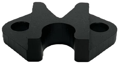 Piece showing both the V shape angle bend and also radius bend area.