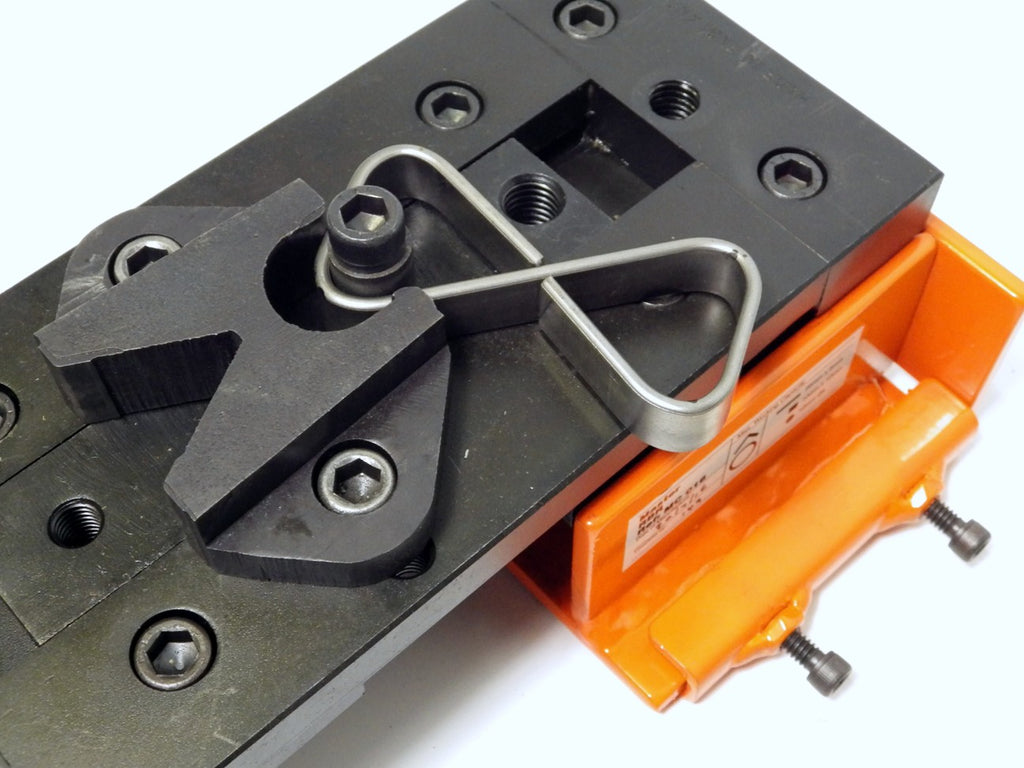 Small radius bends can be done using the Micro Bending Kit on the Metalcraft Master Riveting Bending Rolling Tool