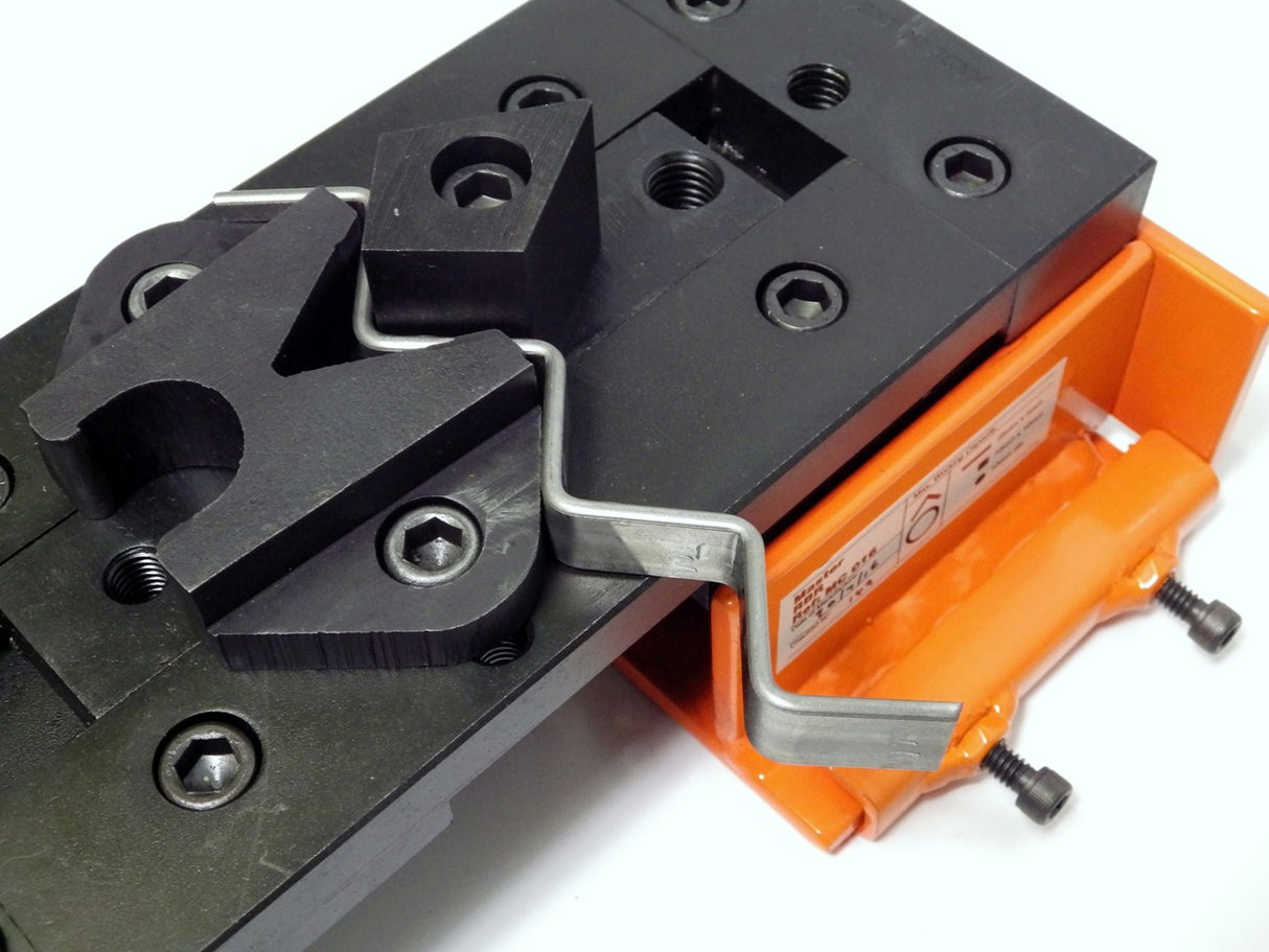 Closeup of tight angle bends made using Micro Bending Kit on the Metalcraft Master RBR Tool (sold separately)