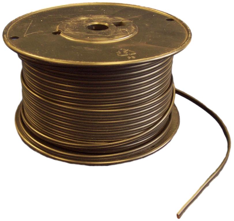 Plastic Insulated Electrical Lamp Cord on spool.  Sold by the foot.