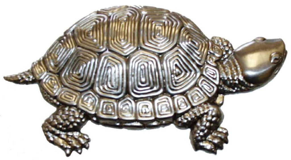 Metal Stamping Pressed Stamped Steel Turtle .020" Thickness SE16 approx. size 5"w x 3"h.