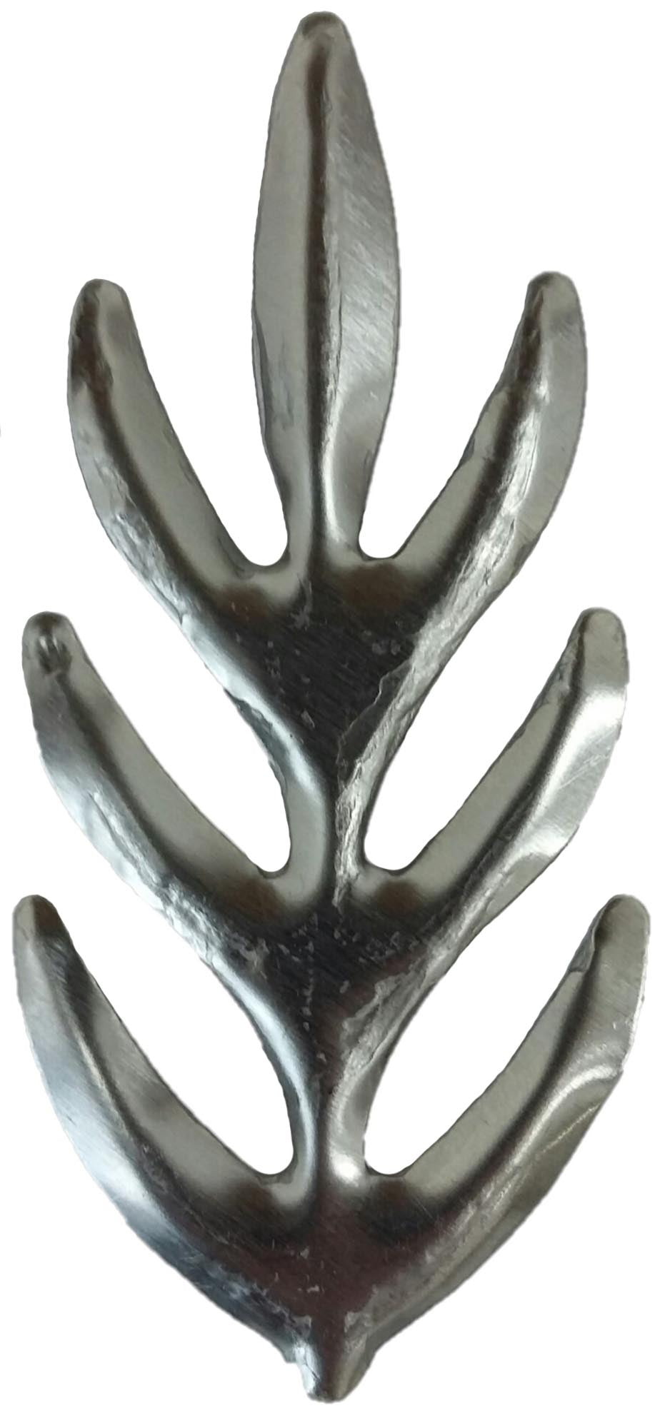 Metal Stamping Pressed Stamped Steel Sea Grass Seaweed .020" Thickness SE29 approx. size 1 9/16"w x 3 3/8"h.