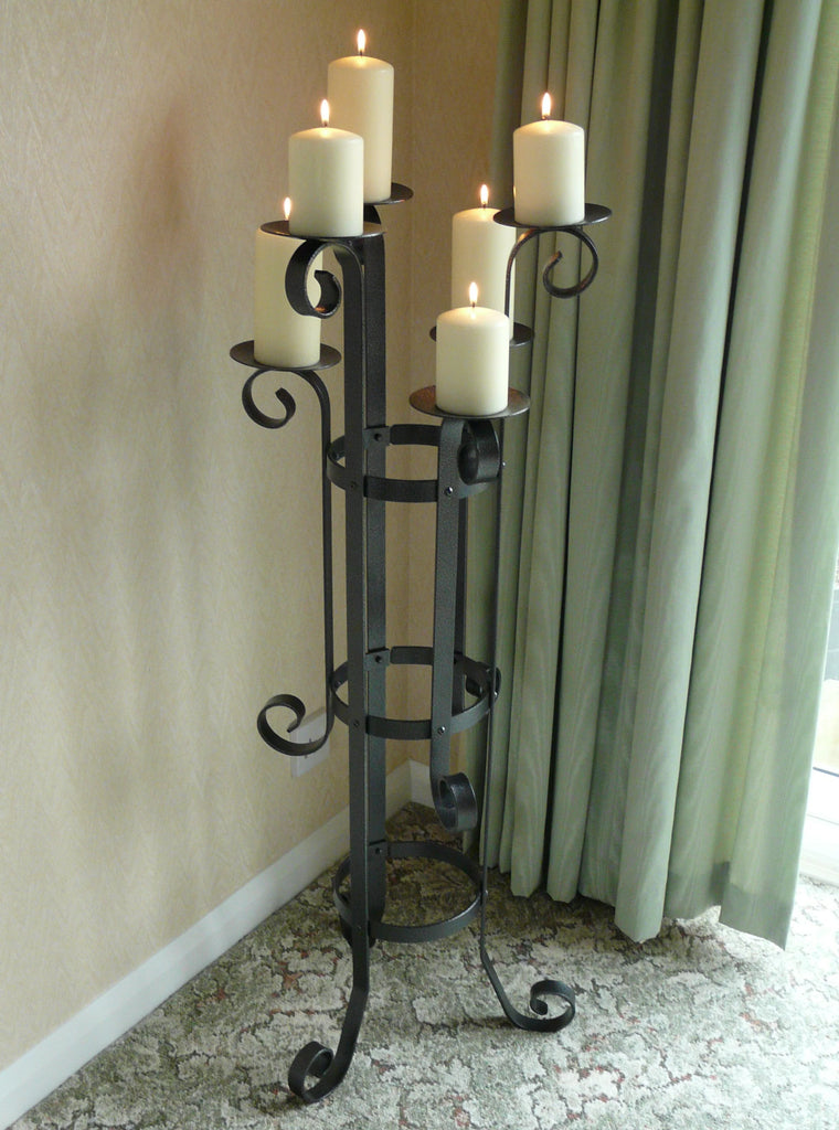 Free Instructions - Hot to Make TALL CANDLE STAND Project