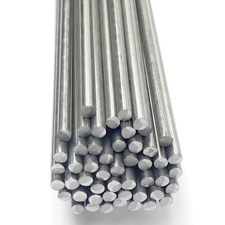 Bright Annealed Solid Round Rod Mild Steel 3/16" Diameter x 36" long (3ft) x 100 pieces per tube MCNS046