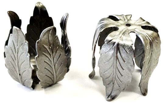 Metal Stamping Pressed Stamped Steel Candle Holder Taper .020" C10 approx. size 1 1/4"w x 1 1/4"h