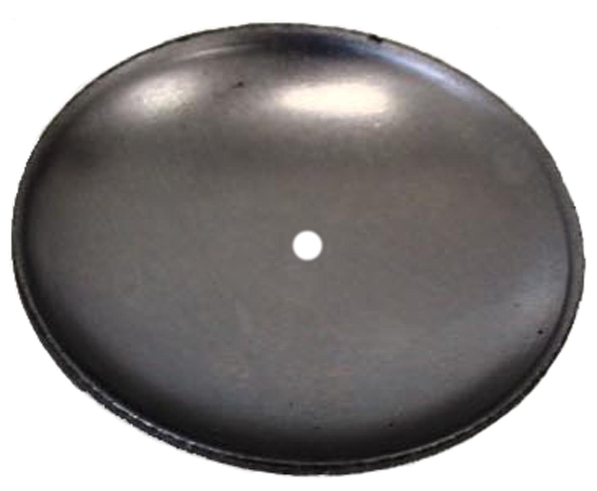 Metal Stamping Pressed Stamped Steel Blank Plain 18 gauge Round Concave Disc 1 1/2" Diameter with Hole