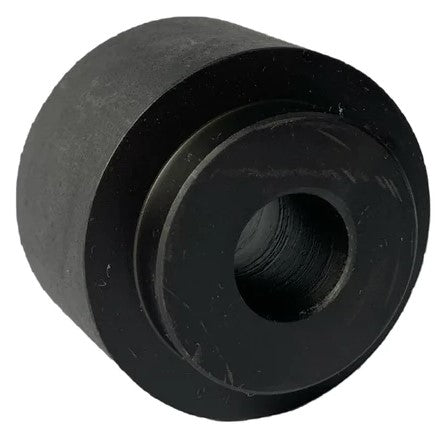 Closeup of one end of Metalcraft Option 3 roller