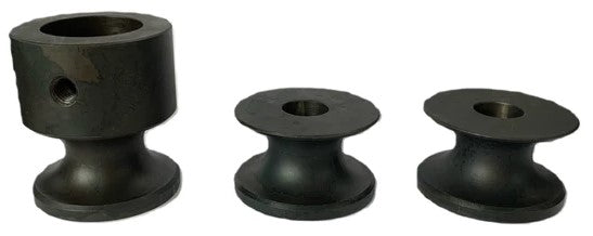 Here is 1 set of rollers for Option 4: Tube/Rod Rolling Kit. This kit is used on the Metalcraft XL5+ Power Bender