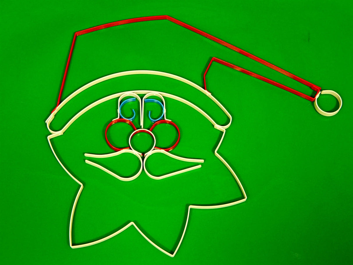 Free Instructions - How to Make SANTA WALL ART Project