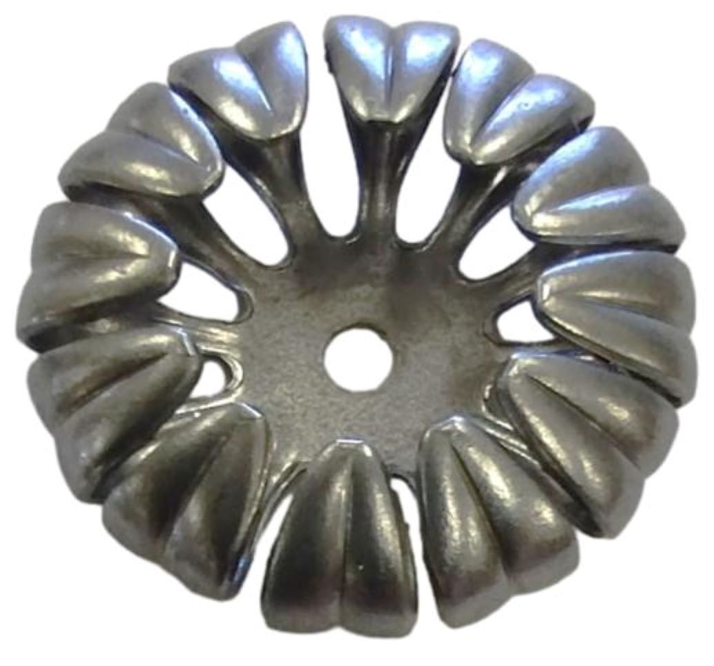 Flower Bud Stamen D top view. Approx. size 7/8" diameter x 1/4" high.