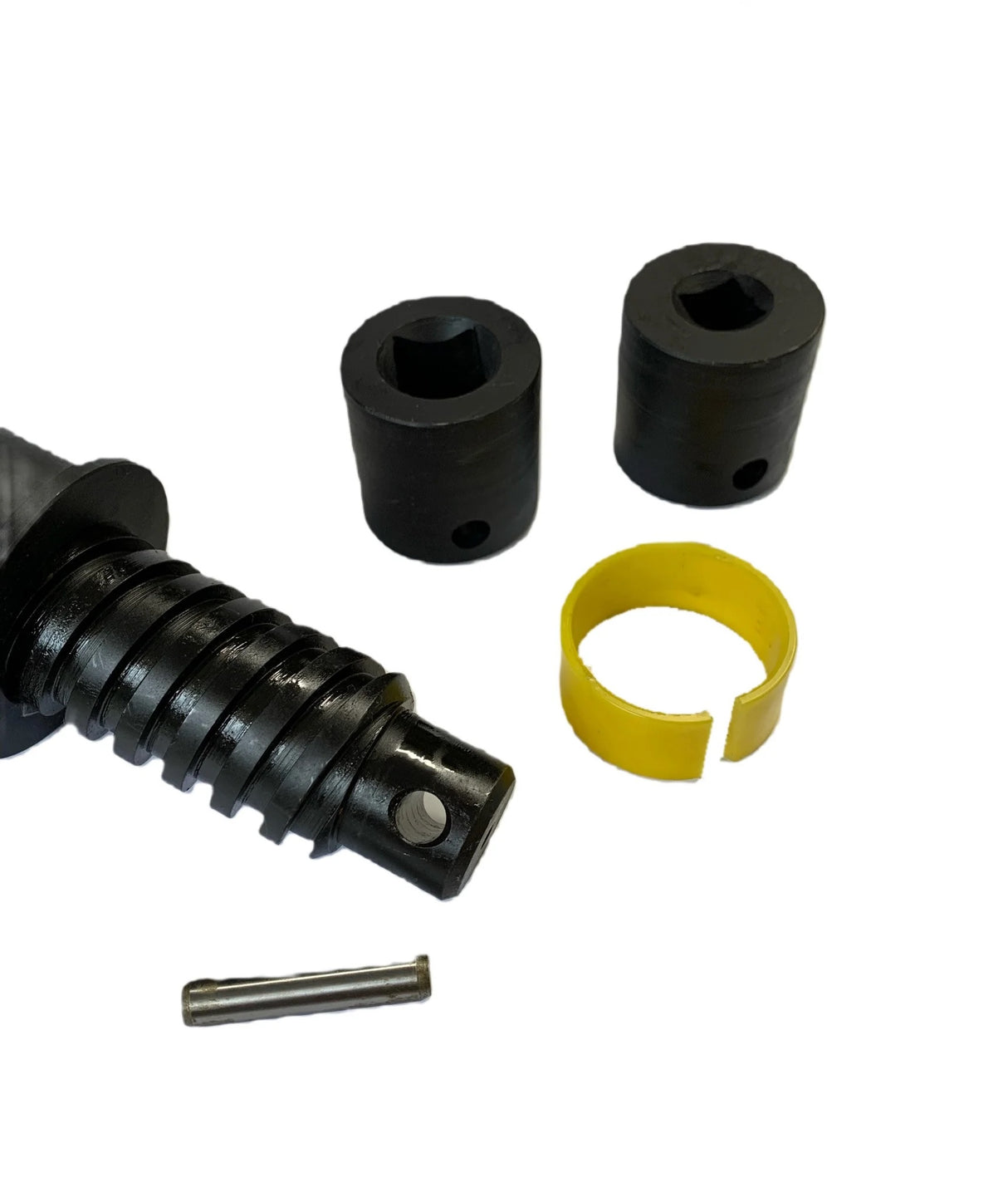 Closeup of parts making up the Pro XL Twister Basket Making Components pic 1