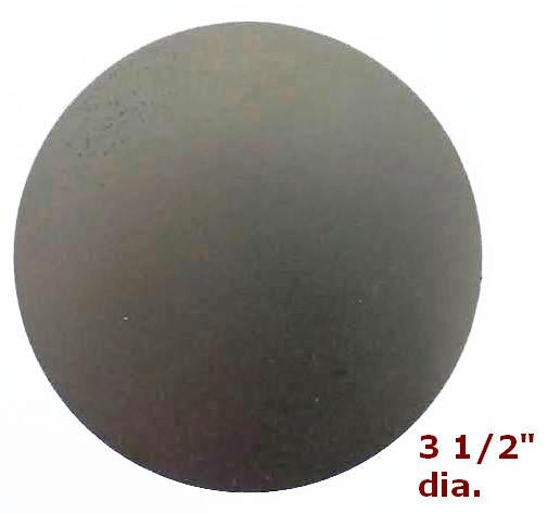 DP3 Blank Plain 3 1/2" Diameter Metal Steel Disc (Flat or Concave) NOW IN STOCK!