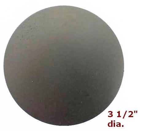 DP3 Blank Plain 3 1/2" Diameter Metal Steel Disc (Flat or Concave) NOW IN STOCK!