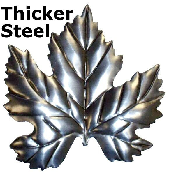 Popular L70 Large Grape Leaf NOW Available in .039" Thickness Steel