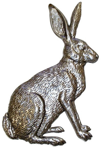Metal Stamping Pressed Stamped Steel Rabbit .020" Thickness A20 approx. size 4 1/4"w x 6 3/4"h 