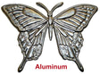 Metal Stamping Pressed Stamped Steel Large Butterfly Insect .020" Thickness B11  approx. size 5 1/2"w x 4"h.