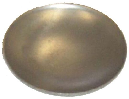Metal Stamping Pressed Stamped Steel Blank Plain 18 gauge Round Concave Disc 1 1/2" Diameter