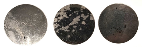 Metal Stamping Pressed Stamped Steel Blank Plain 25 gauge Round Flat Disc 2" Diameter DP2.0020