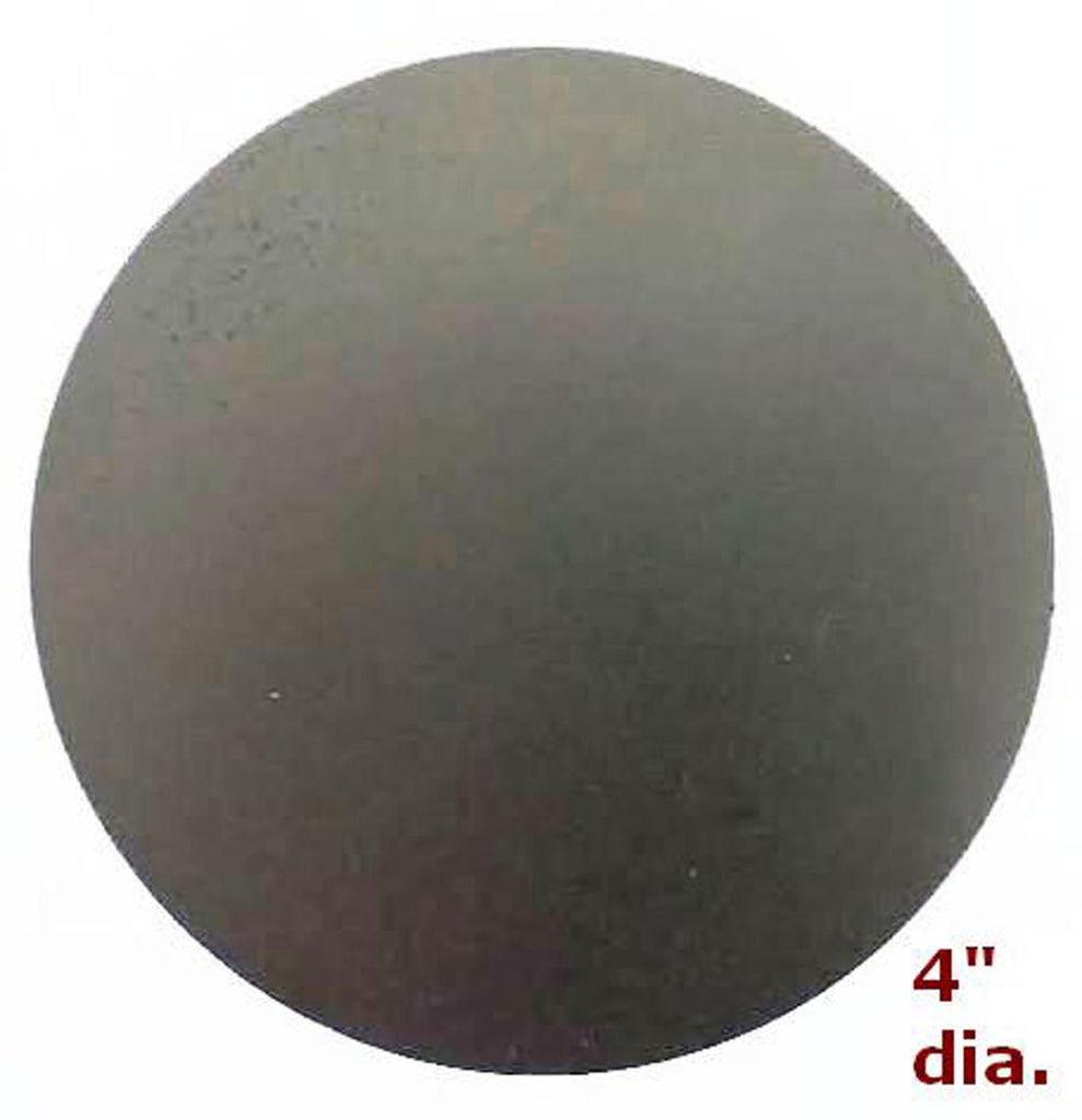 Metal Stamping Pressed Stamped Steel Blank Plain 18 gauge Round Flat Disc 4" Diameter