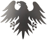 Metal Steel Silhouette Classic German Eagle Bird .072" Thickness MC1471 (slightly thicker than a penny)  approx. size 8"w x 6 3/4"h.