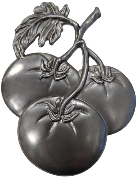 Metal Stamping Pressed Stamped Steel Tomatoes Stem Leaf Fruit Vine .020" FV6  approx. size 3 5/8"w x 4"h. 