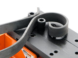 2 pieces of flat metal strip being riveted together on Metalcraft Master RBR Tool