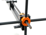 Sections of metal can be twisted OR extend the metal out the end to continue twisting next section of a longer piece