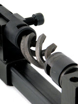 Extreme closeup of basket being made on the Metalcraft Pro Twister using Basket Attachment