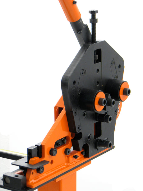 Metalcraft XL5+ Power Bender in upright position on option 1: Pedestal