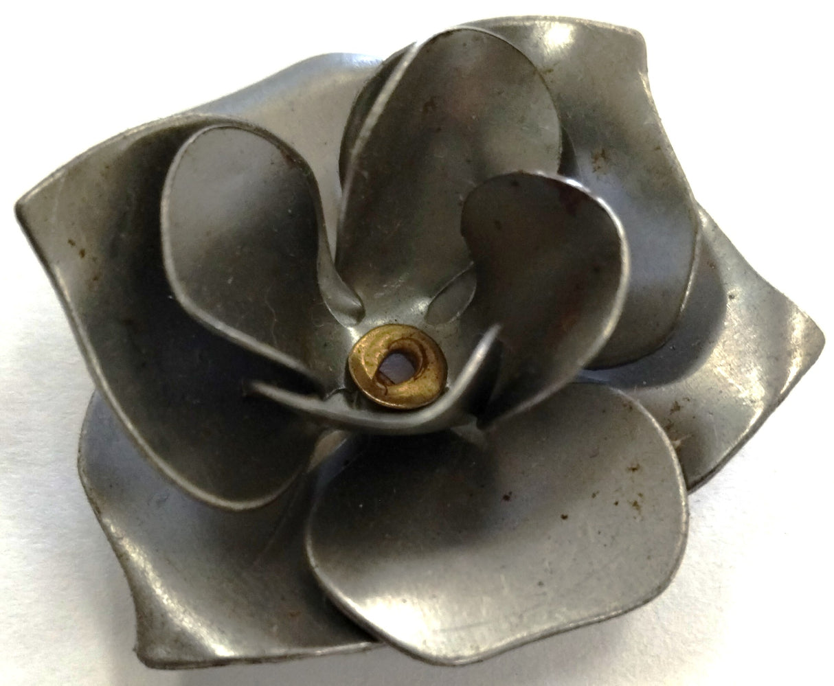 Metal Stamping Pressed Stamped Steel 3D Small Flower Rose .020" Thickness F98