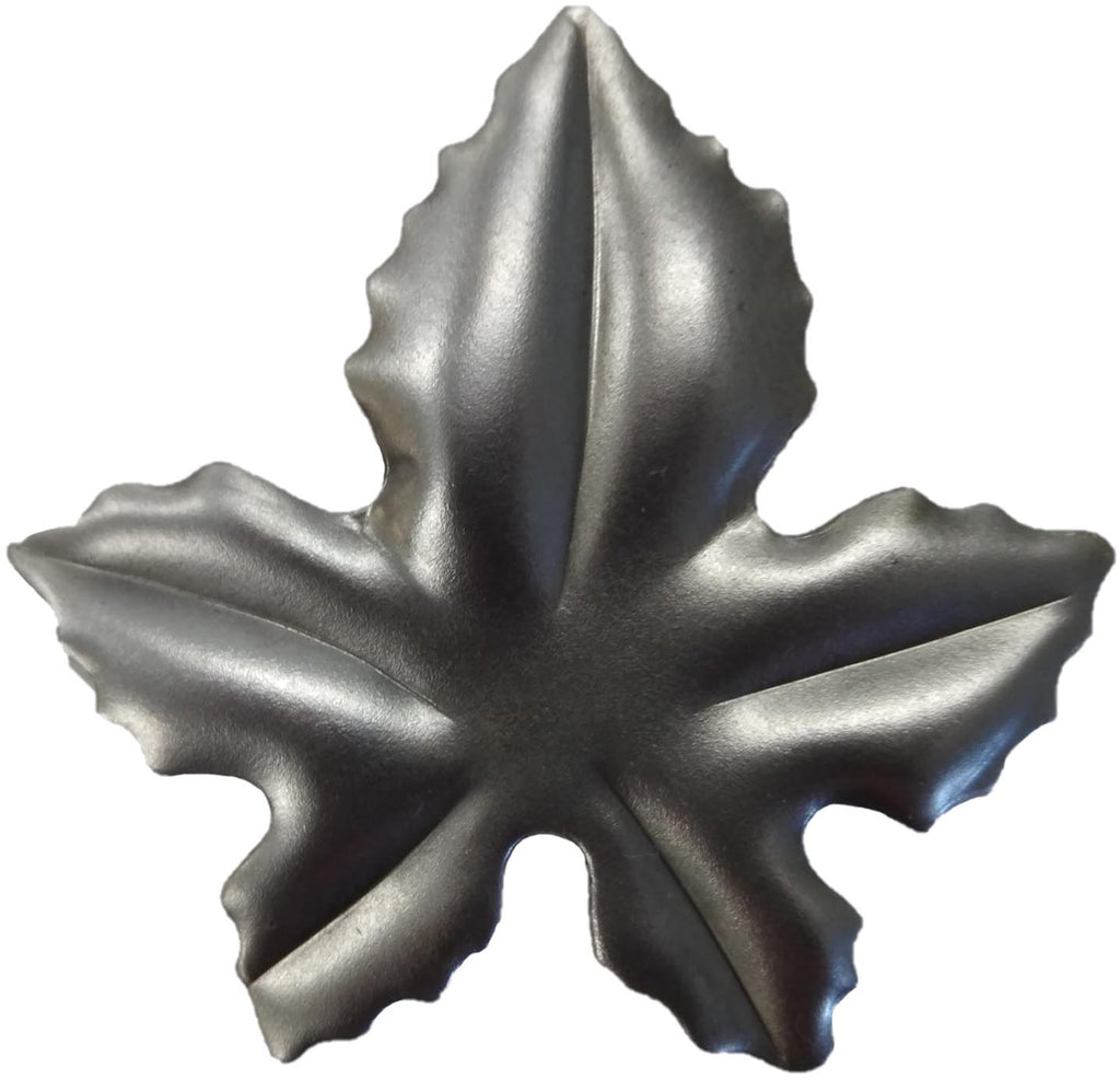Metal Stamping Pressed Stamped Steel Leaf Maple .020" Thickness L109  approx. size 2 1/8"w x 2"h.