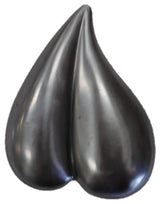 Metal Stamping Pressed Stamped Steel Heart Teardrop Shaped Leaf .020" Thickness L129  approx. size 1 1/2"w x 1 15/16"h.