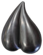 Metal Stamping Pressed Stamped Steel Heart Teardrop Shaped Leaf .020" Thickness L129  approx. size 1 1/2"w x 1 15/16"h.