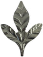 Metal Stamping Pressed Stamped Steel Leaf Leaves .020" Thickness L163  approx. size 4 7/8"w x 6 1/2"h.
