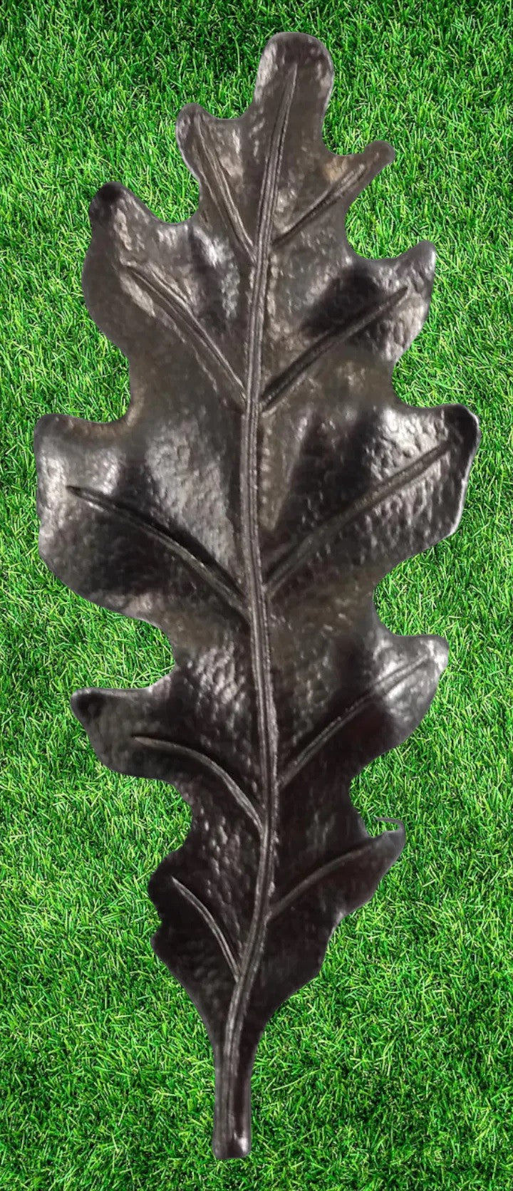 Metal Stamping Pressed Stamped Steel Leaf Oak .020" Thickness L194